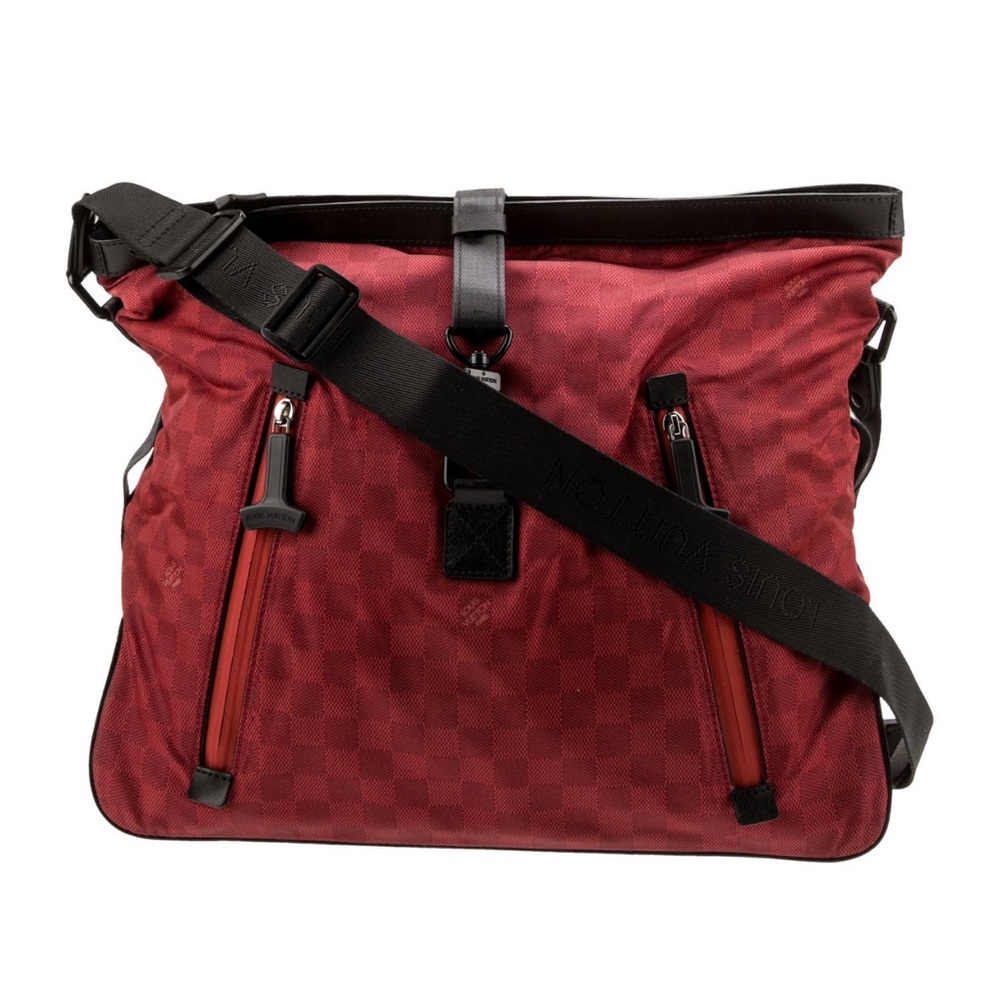 Louis Vuitton Red Messenger Bag